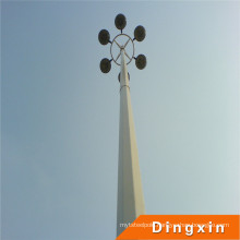 15m, 18m, 20m, 25m, 30m, 35m High Mast Lighting Pole with Lifting System